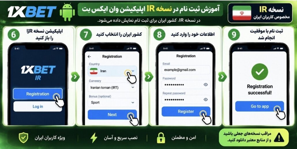 اپلیکیشن وان ایکس مخصوص ایران