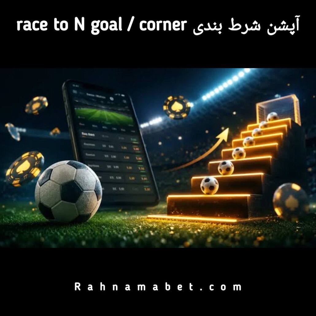آپشن شرط بندی race to n goal / corner