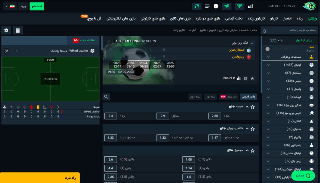 شرط بندی ورزشی سایت کانن بت