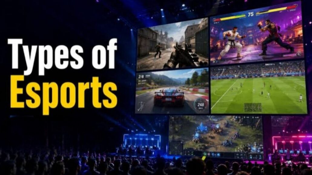 انواع بازی های سایبری و esports